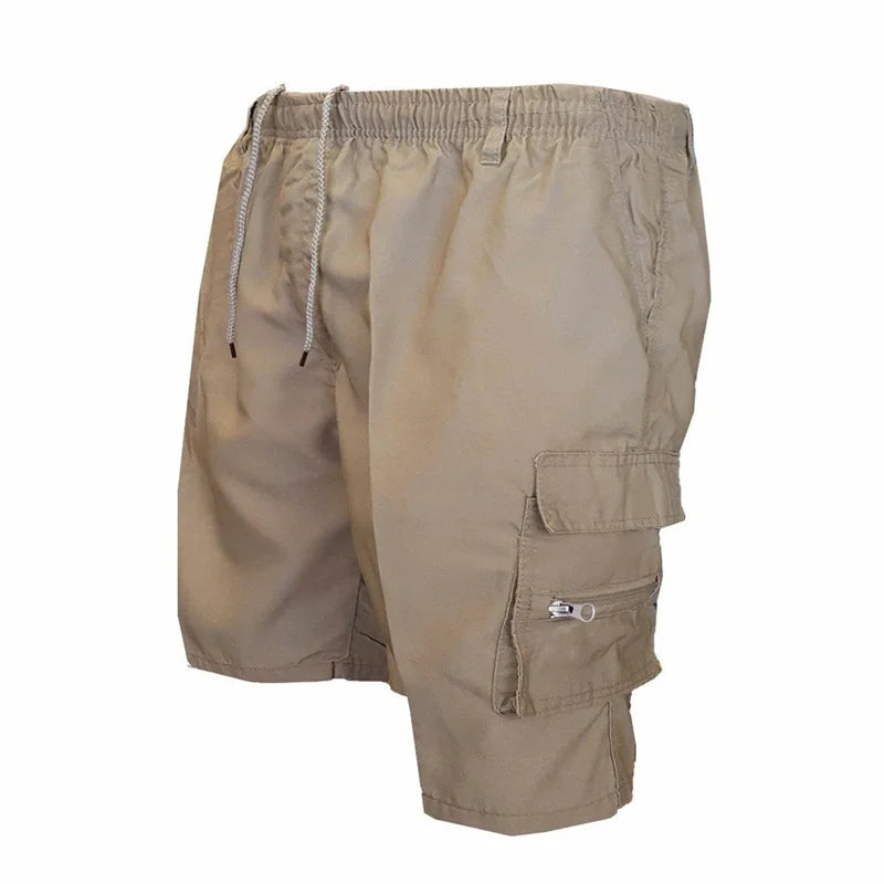 Men’s Solid Cargo Shorts