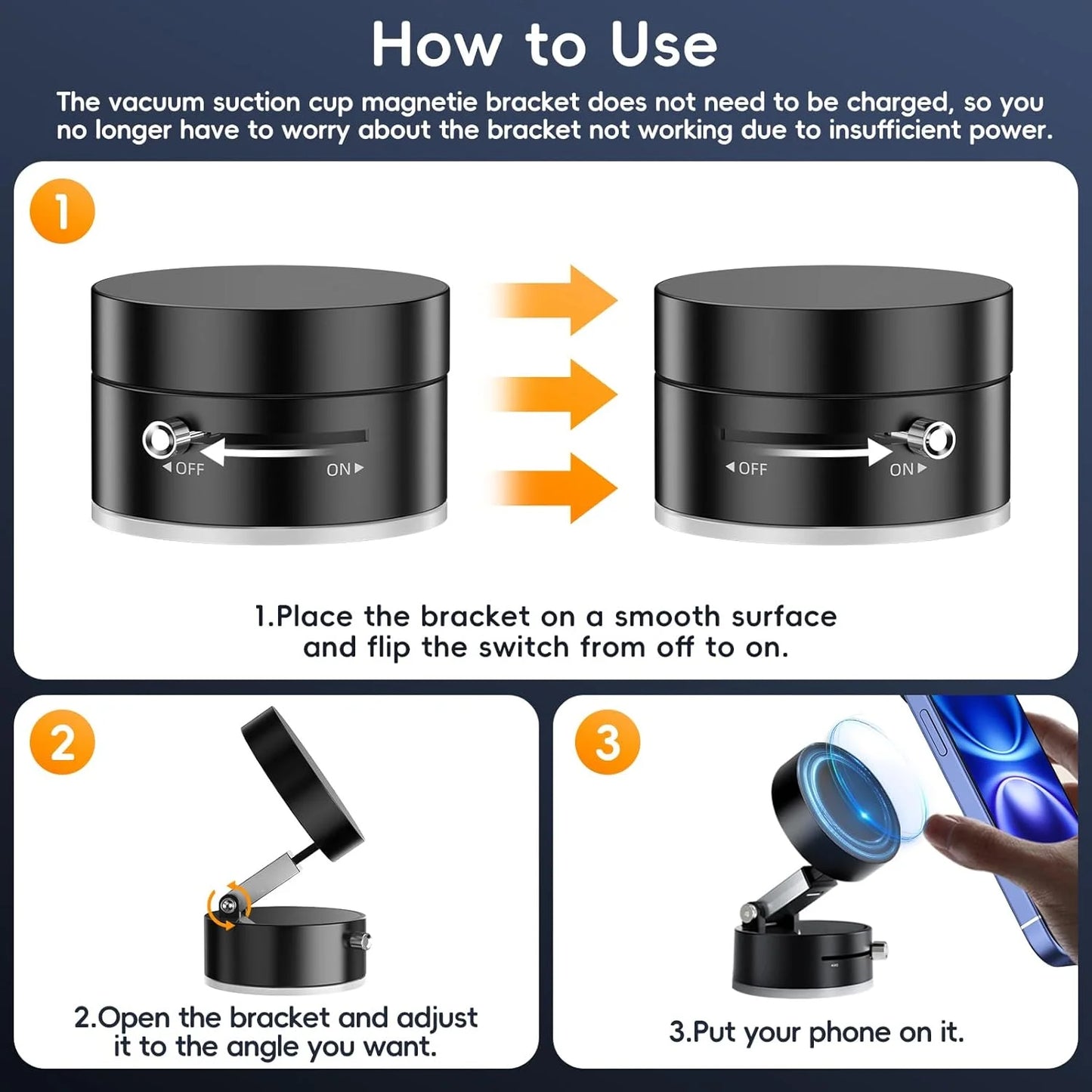 MagDock™ – Magnetic MagSafe Phone Holder Stand