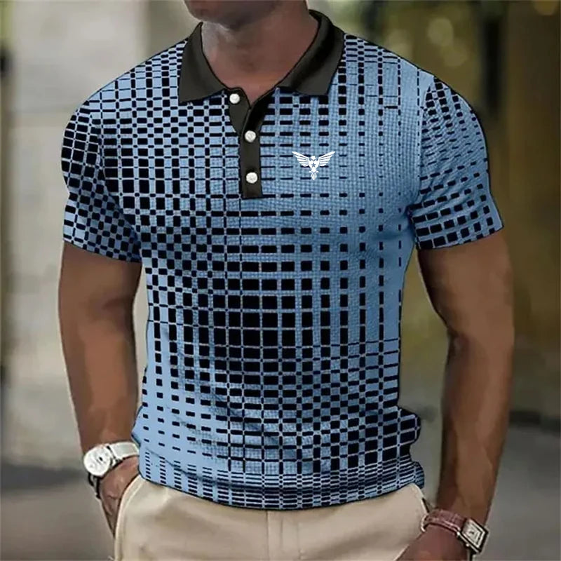 Turndown Print Polo