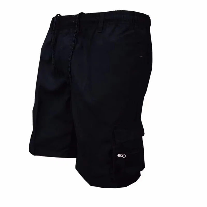 Men’s Solid Cargo Shorts