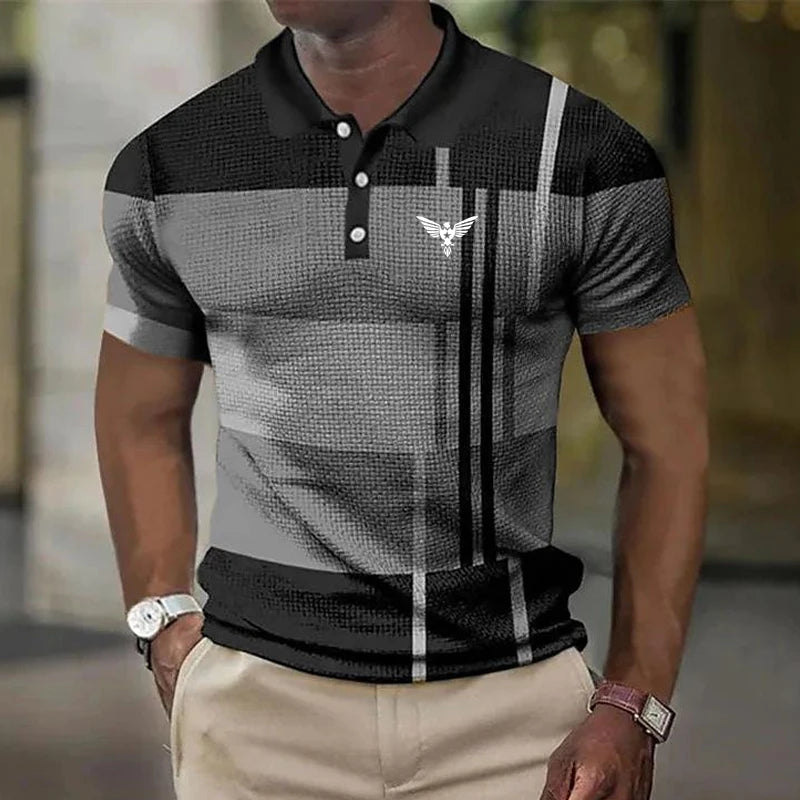 Turndown Print Polo