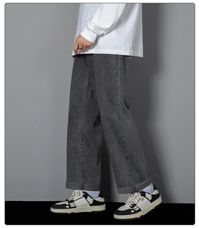 Men’s Loose Straight Denim Jeans