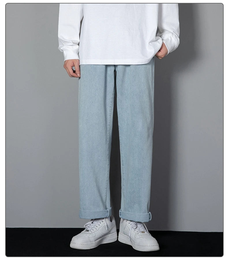 Men’s Loose Straight Denim Jeans