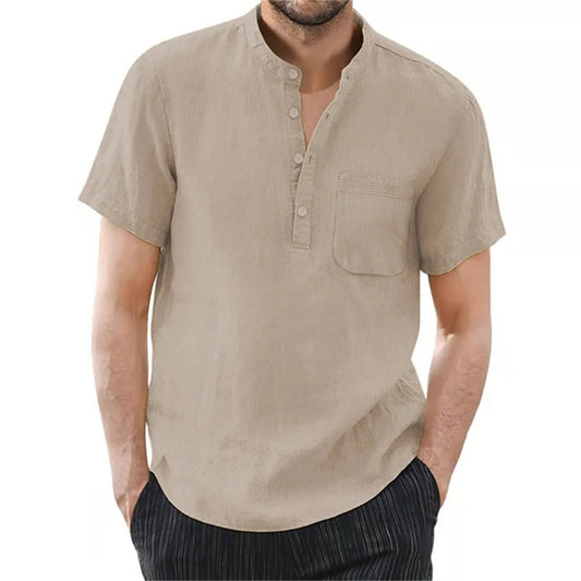 Men’s Cotton Linen Shirt
