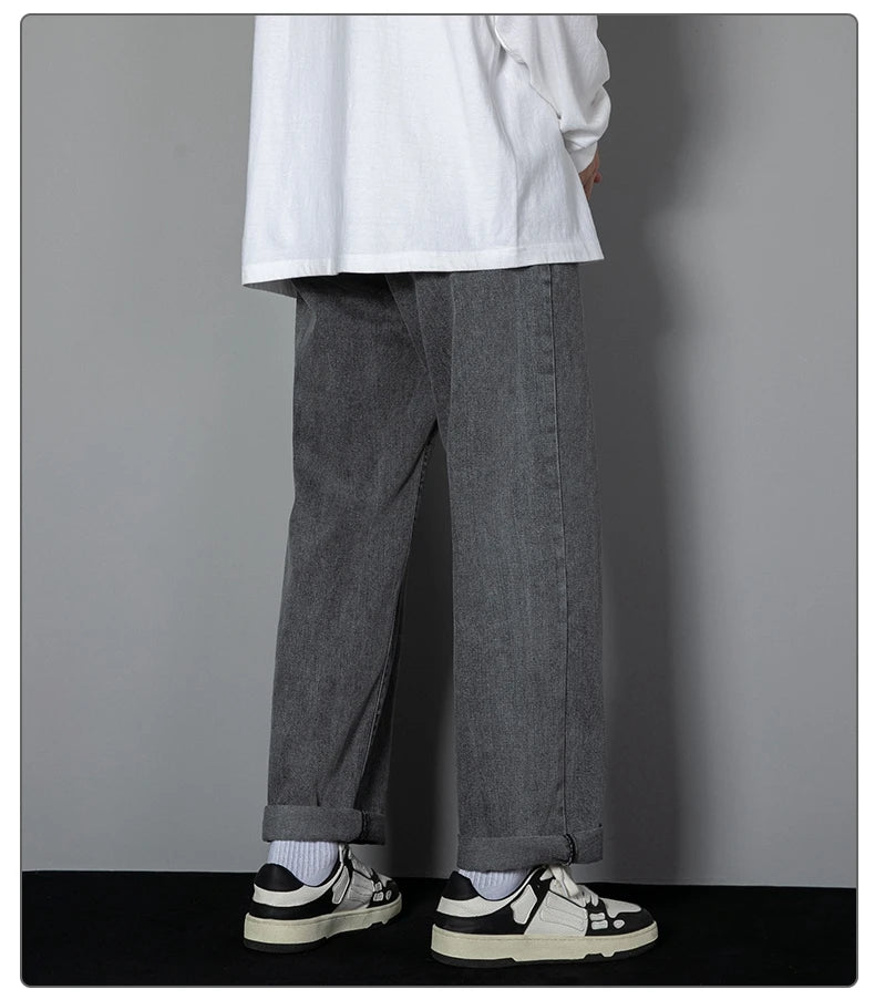 Men’s Loose Straight Denim Jeans