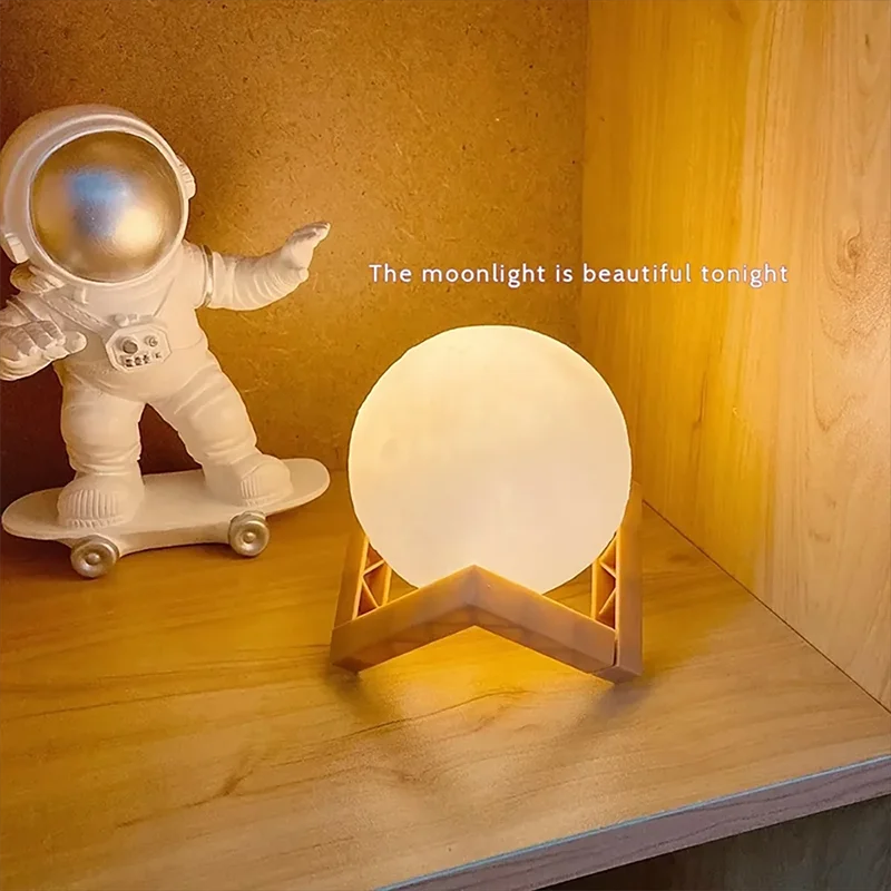 🌙 LumiMoon™ – Galaxy LED Moon Night Light