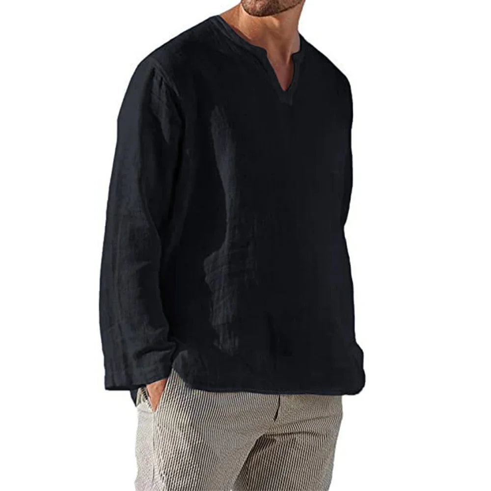 Men’s Cozy Linen Casual Shirt