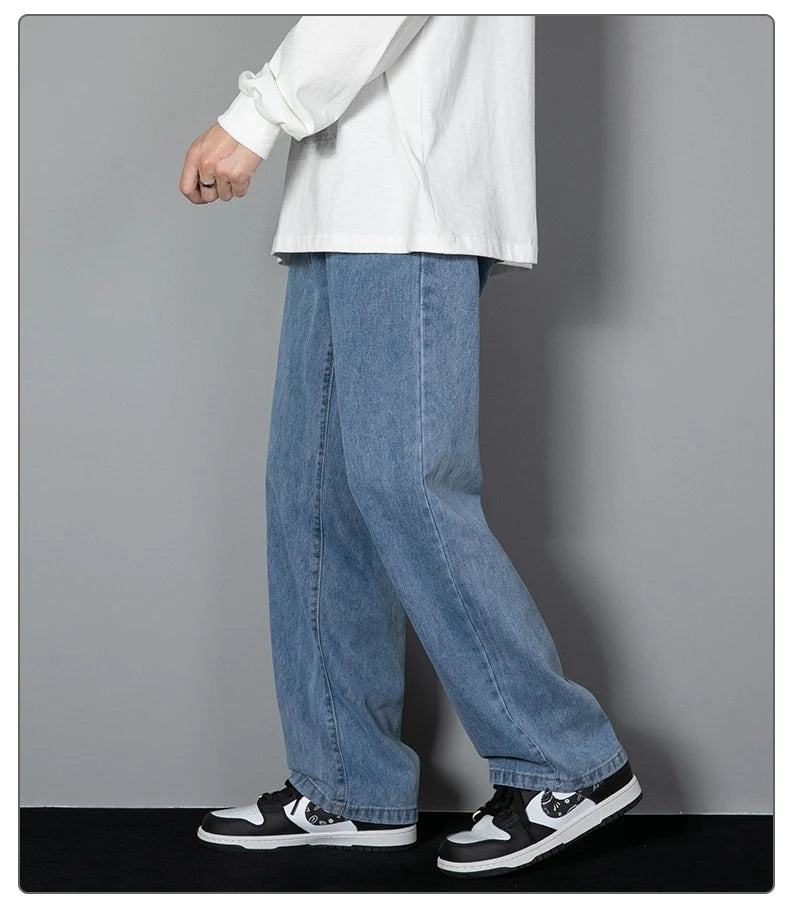 Men’s Loose Straight Denim Jeans