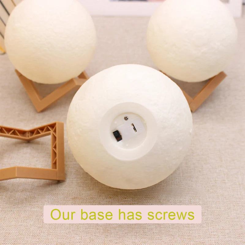 🌙 LumiMoon™ – Galaxy LED Moon Night Light