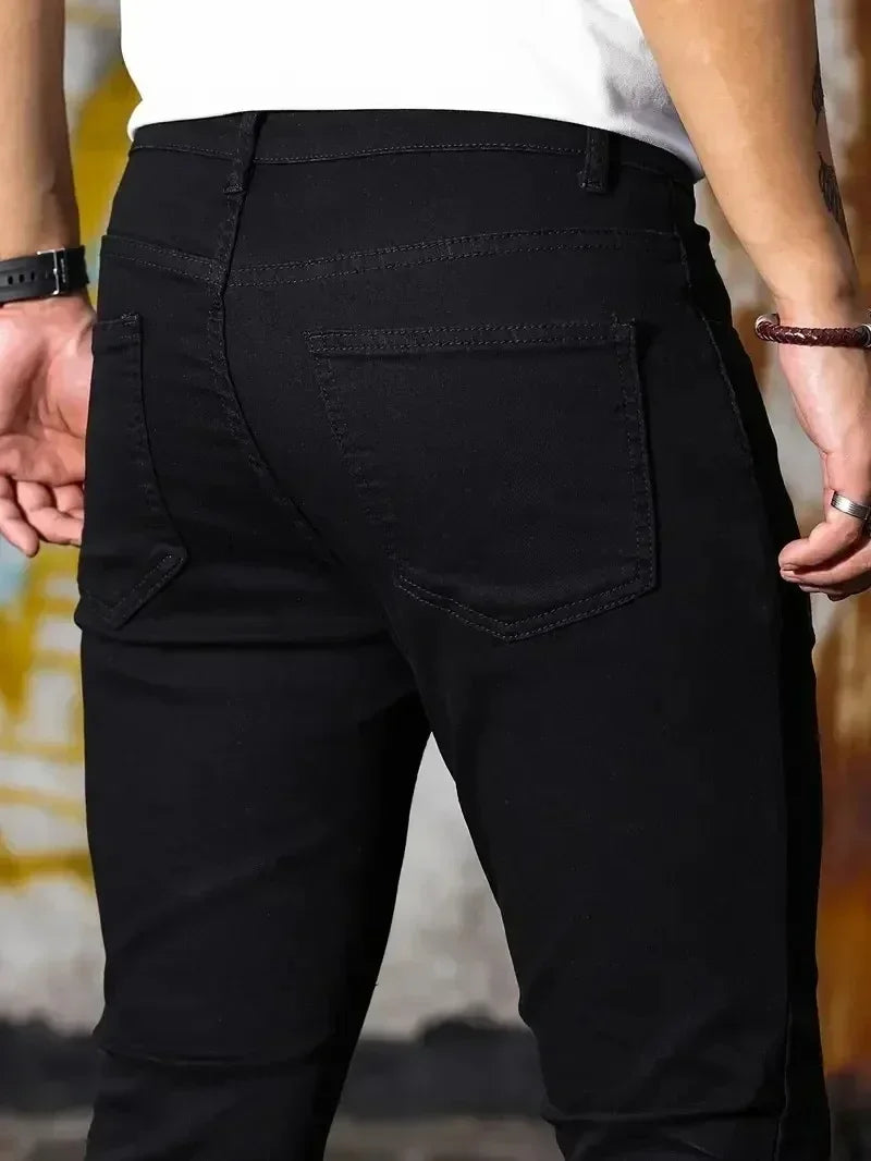 Men’s Blue Slim Fit Denim Pants