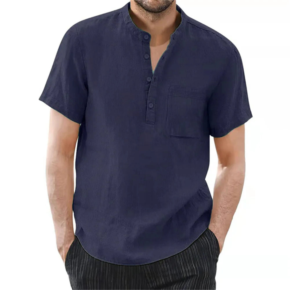 Men’s Cotton Linen Shirt