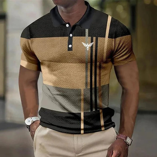 Turndown Print Polo
