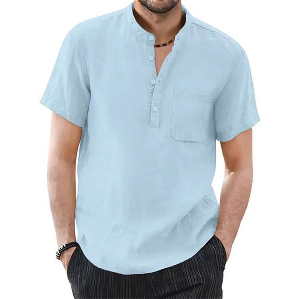 Men’s Cotton Linen Shirt