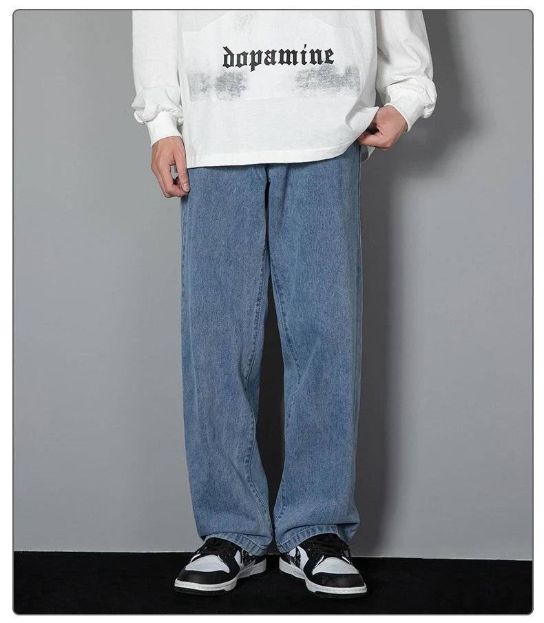 Men’s Loose Straight Denim Jeans