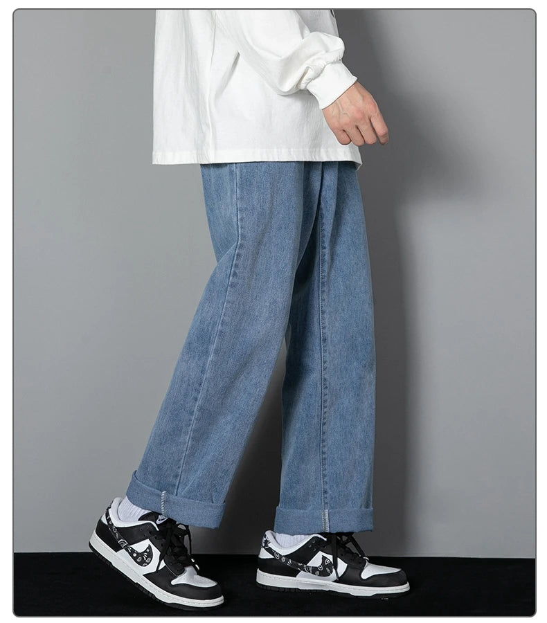Men’s Loose Straight Denim Jeans