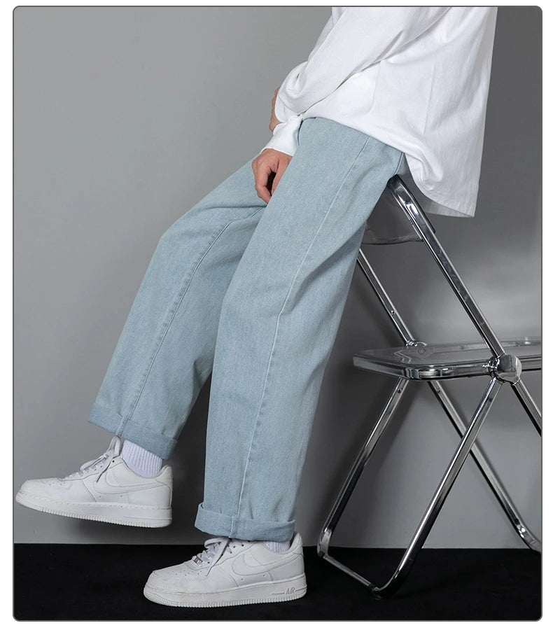 Men’s Loose Straight Denim Jeans