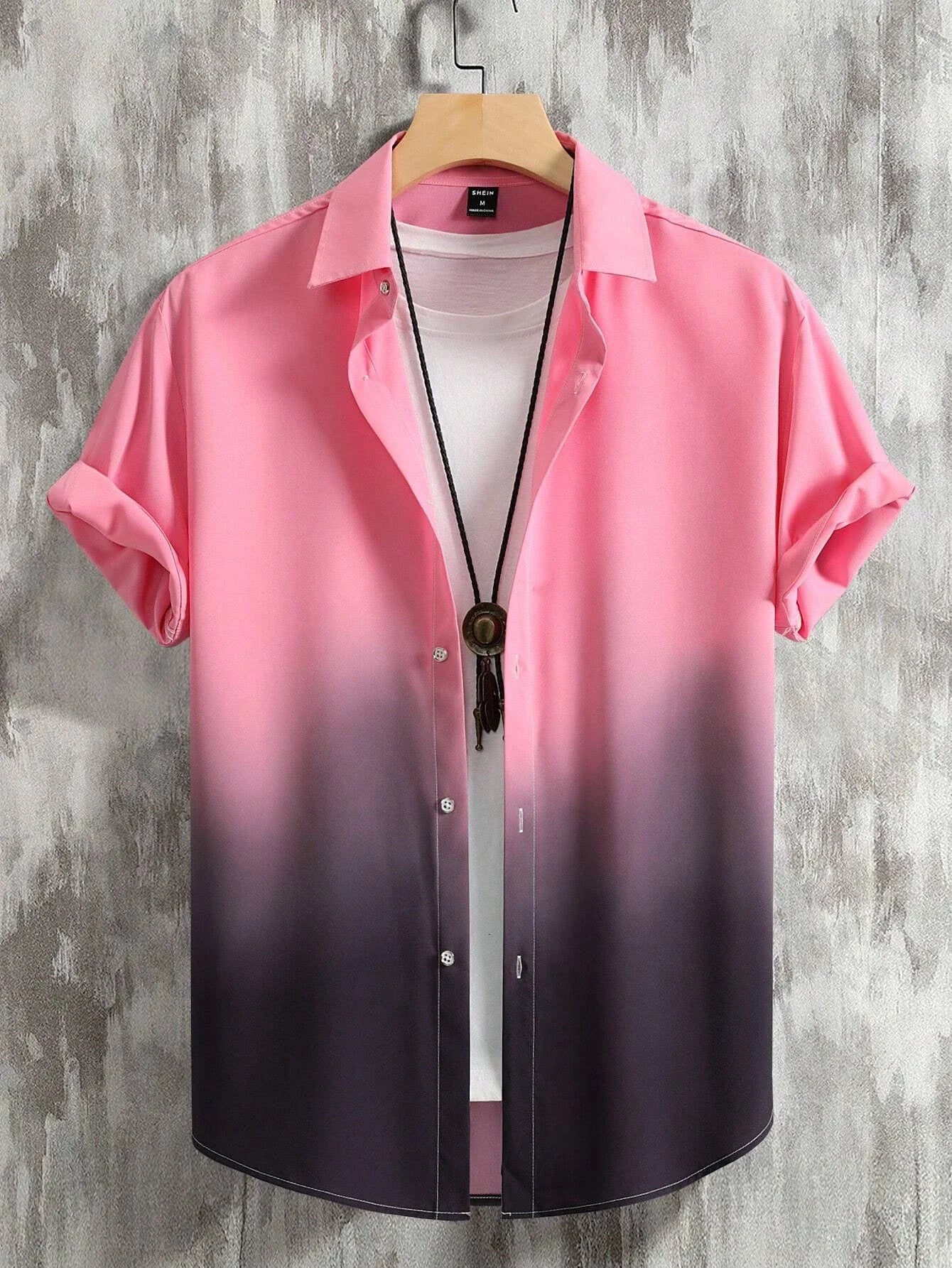 Men’s Gradient Casual Shirt