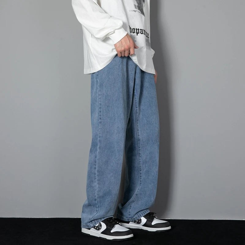 Men’s Loose Straight Denim Jeans