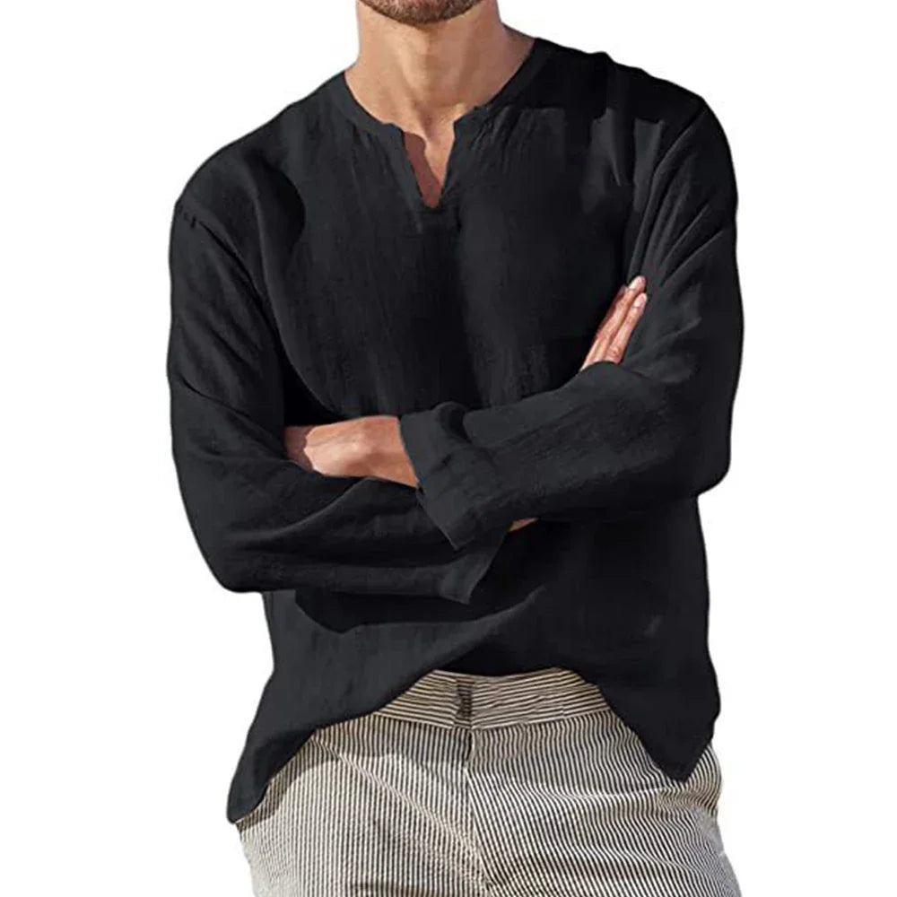 Men’s Cozy Linen Casual Shirt