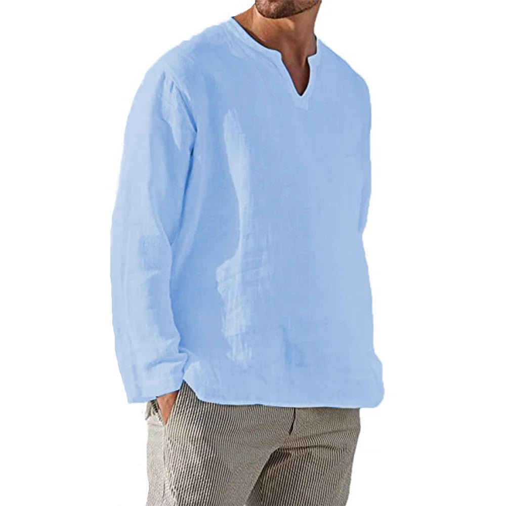 Men’s Cozy Linen Casual Shirt