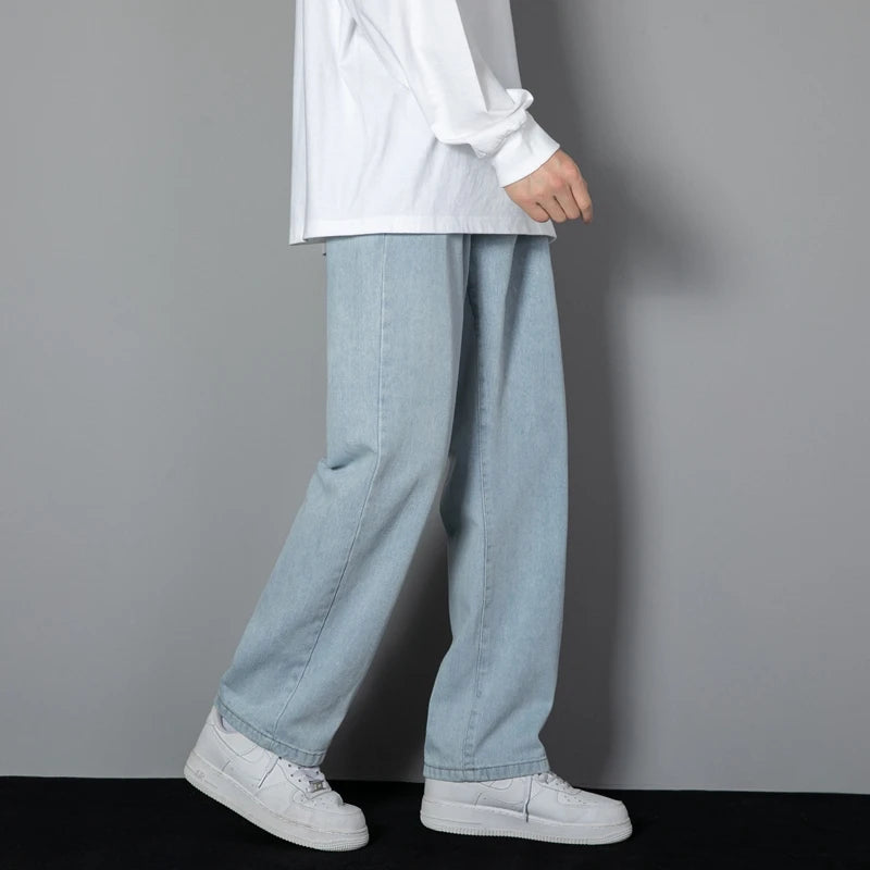 Men’s Loose Straight Denim Jeans