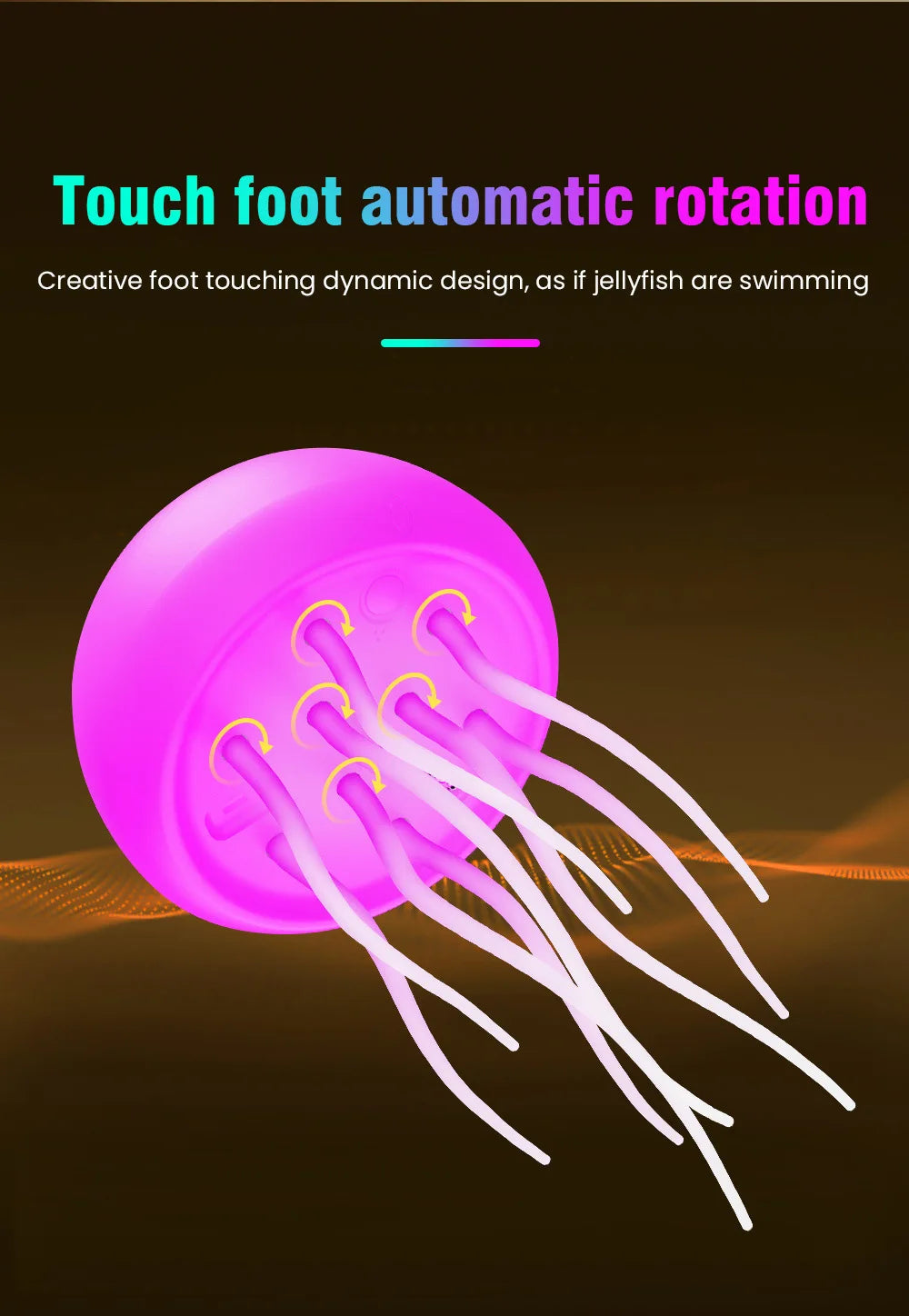 🌊 JellyGlow™ LED Jellyfish Lamp