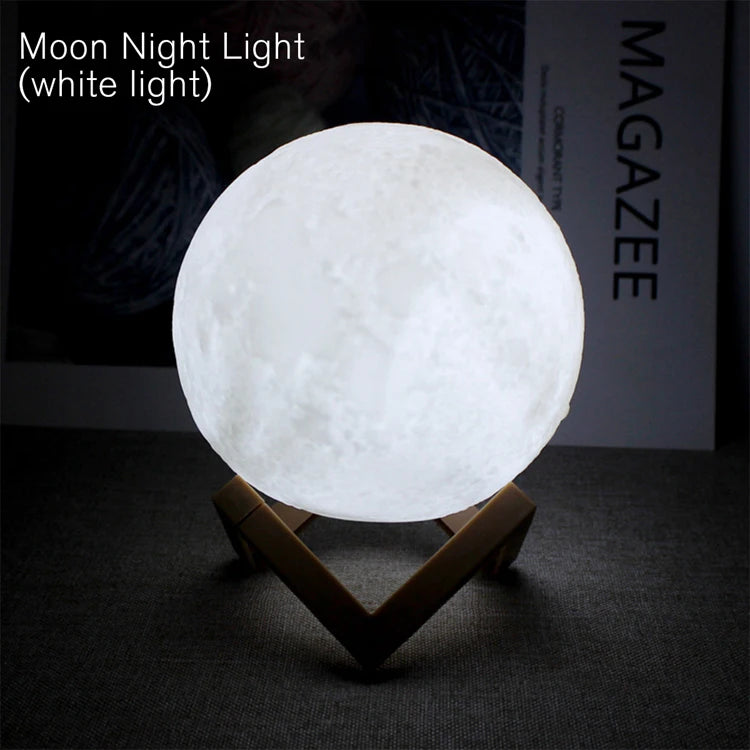 🌙 LumiMoon™ – Galaxy LED Moon Night Light