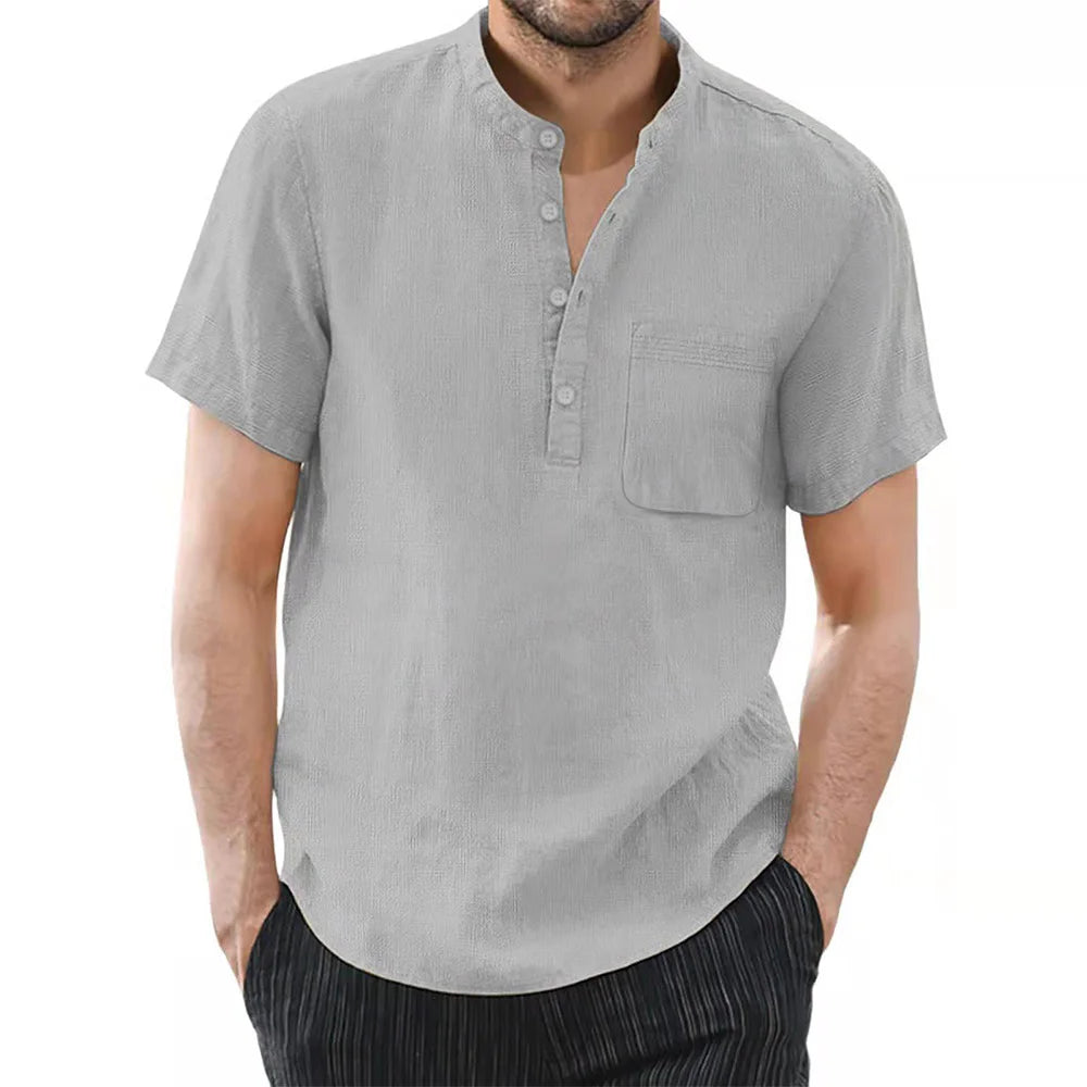 Men’s Cotton Linen Shirt