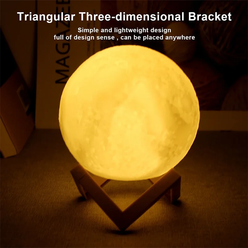 🌙 LumiMoon™ – Galaxy LED Moon Night Light