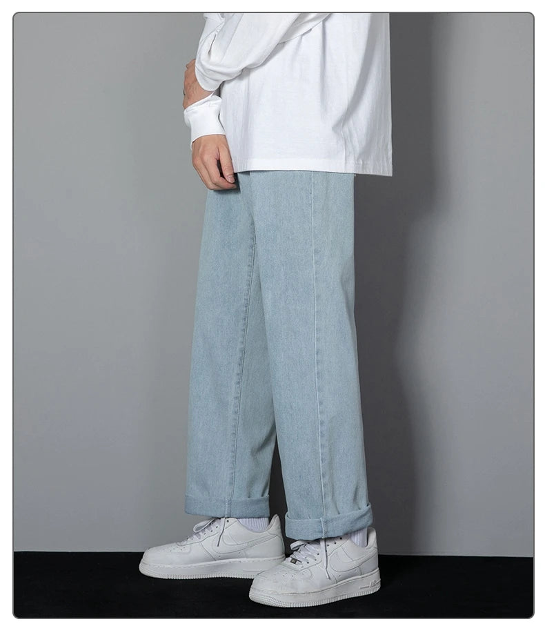 Men’s Loose Straight Denim Jeans