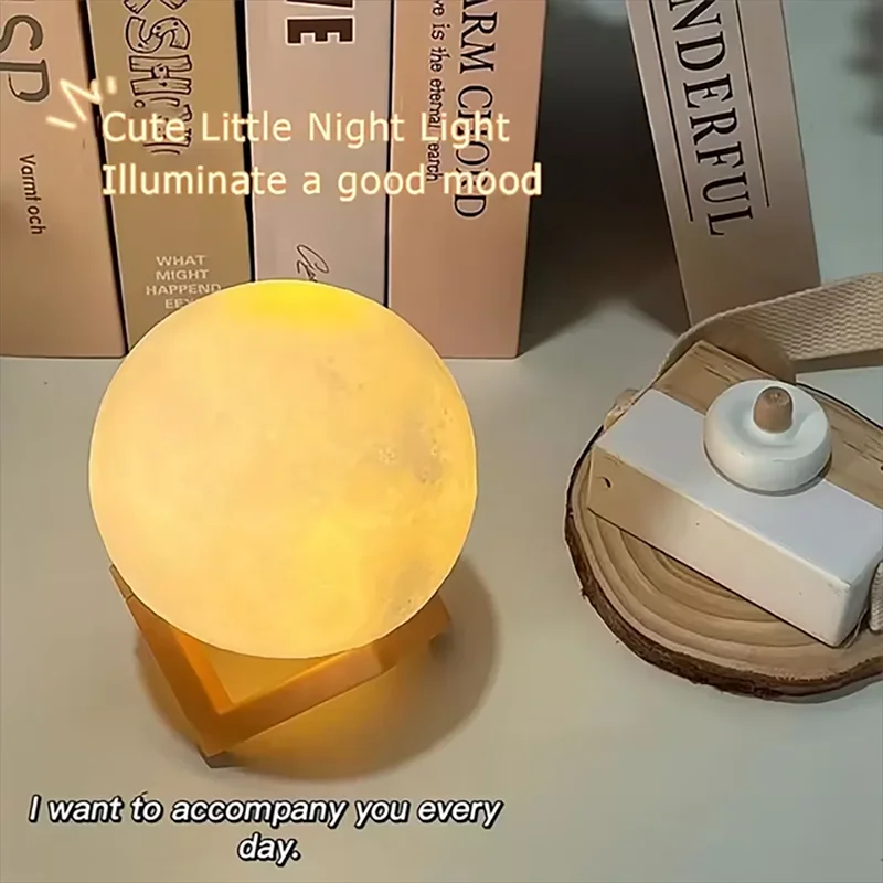🌙 LumiMoon™ – Galaxy LED Moon Night Light