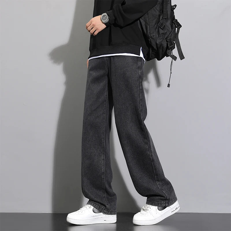 Men’s Loose Straight Denim Jeans