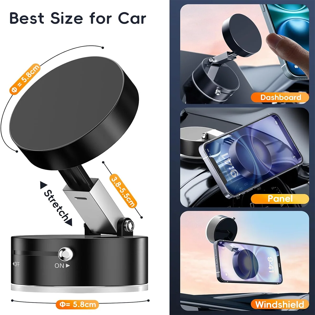 MagDock™ – Magnetic MagSafe Phone Holder Stand
