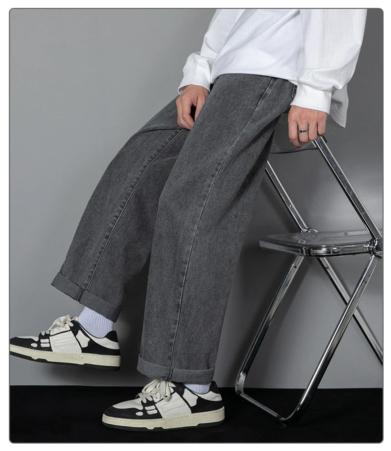 Men’s Loose Straight Denim Jeans