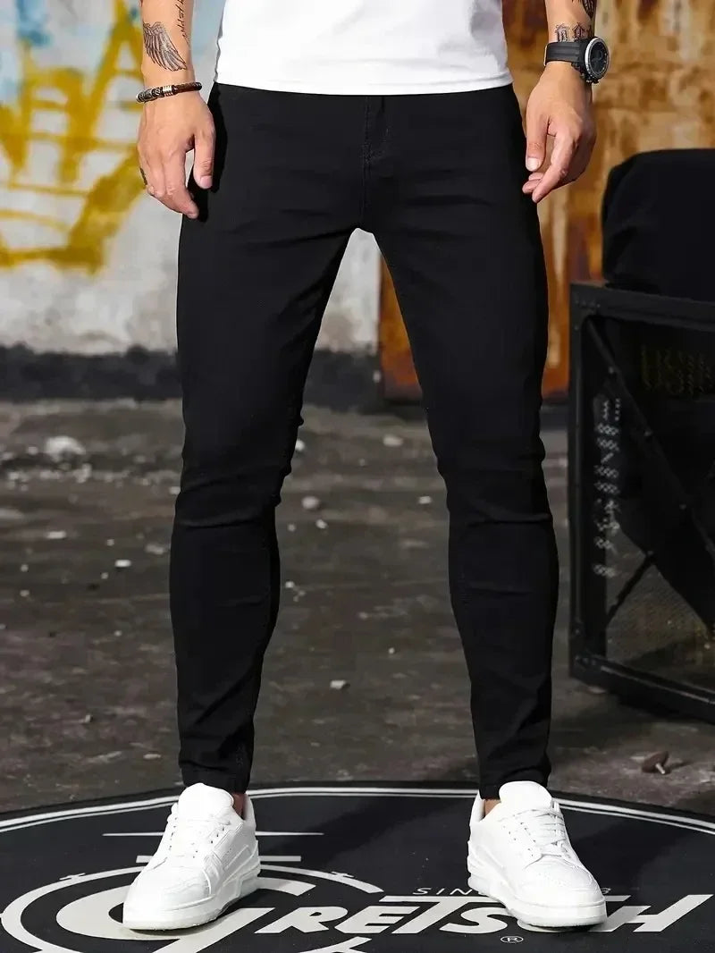 Men’s Blue Slim Fit Denim Pants