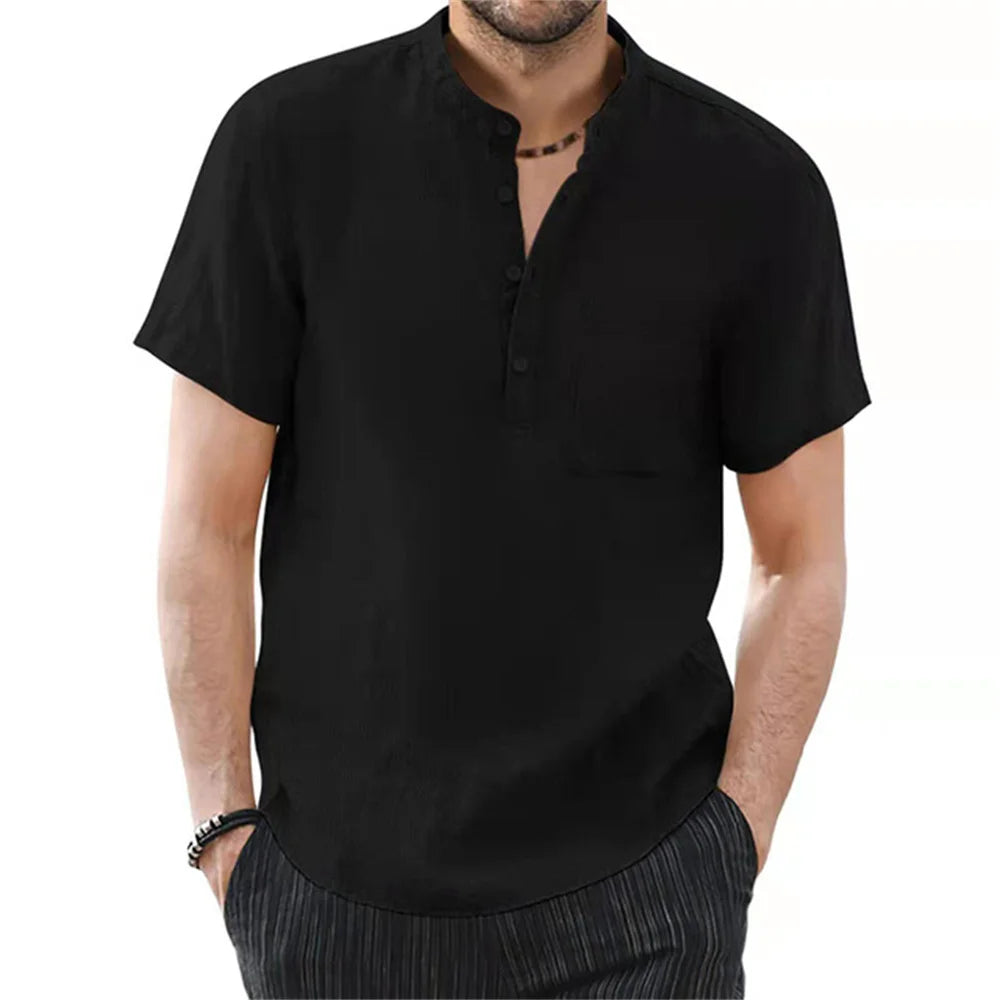 Men’s Cotton Linen Shirt