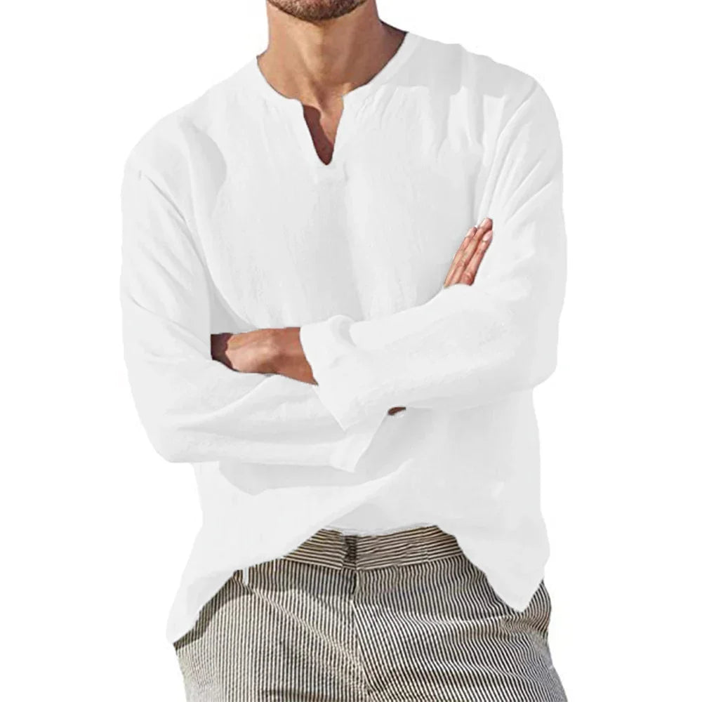 Men’s Cozy Linen Casual Shirt