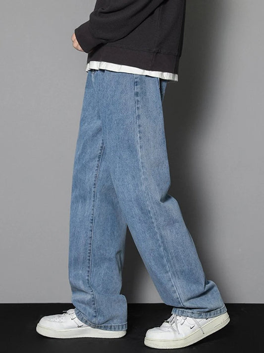 Men’s Loose Straight Denim Jeans