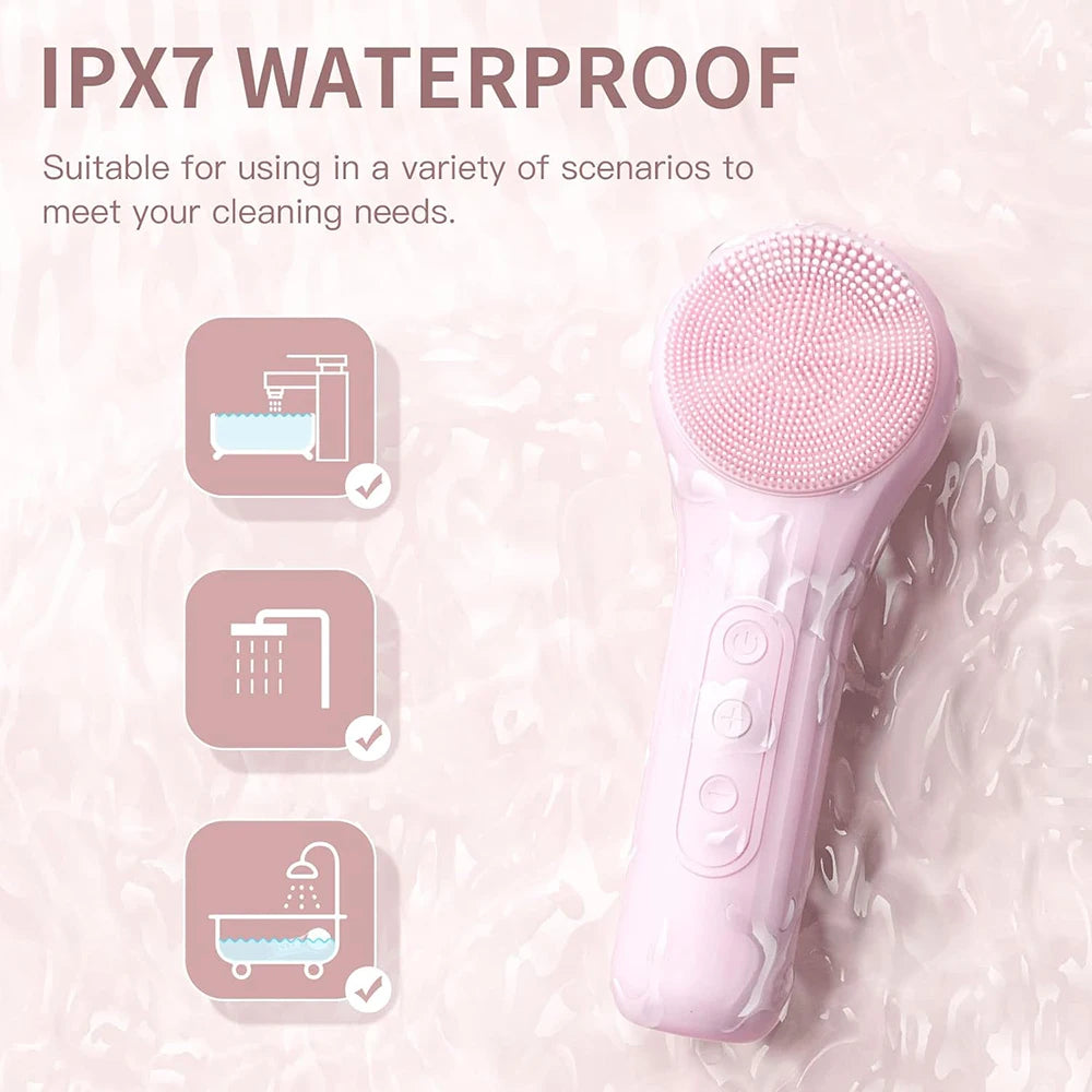GlowSonic™ Face Scrubber – Deep Clean & Glow