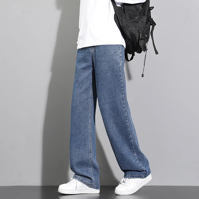 Men’s Loose Straight Denim Jeans