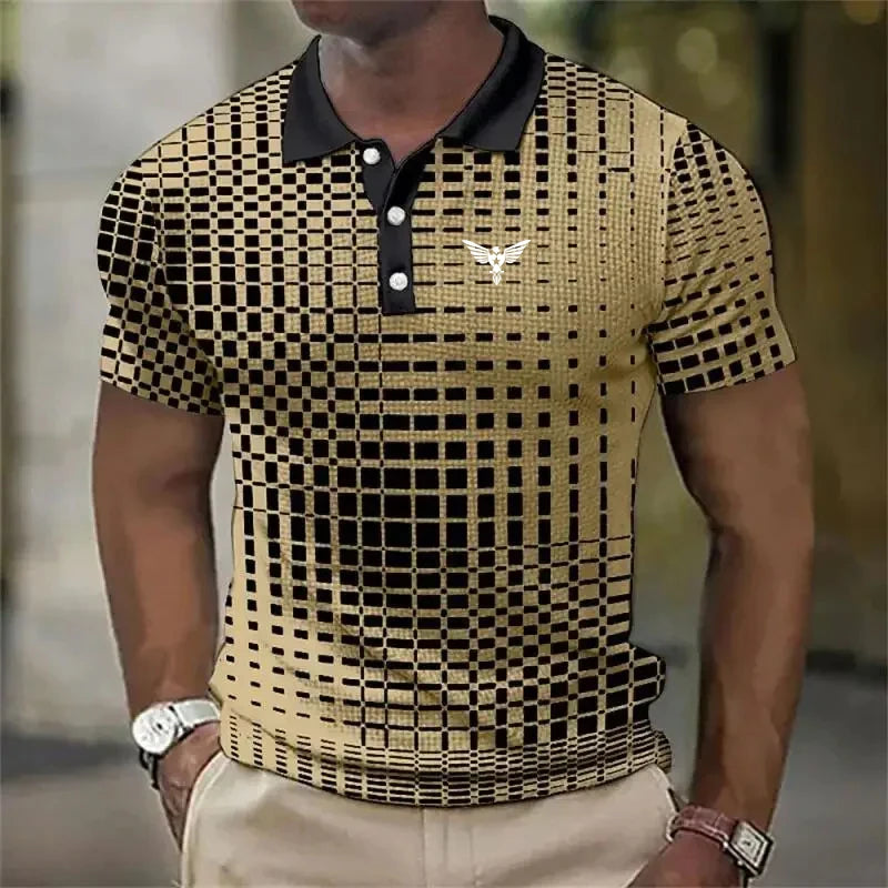 Turndown Print Polo