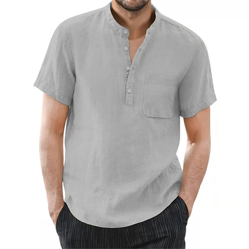 Men’s Cotton Linen Shirt