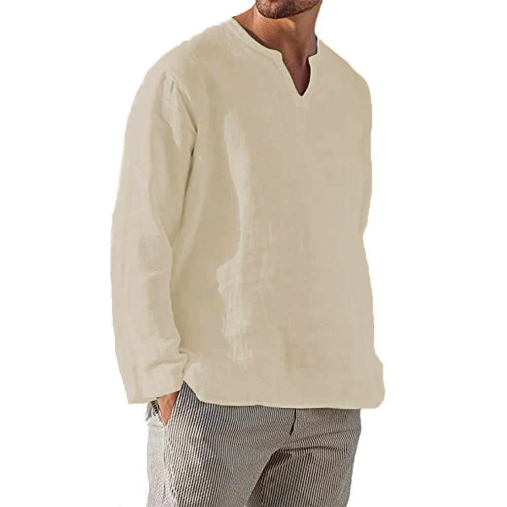 Men’s Cozy Linen Casual Shirt