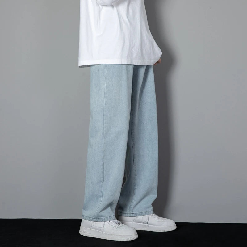 Men’s Loose Straight Denim Jeans