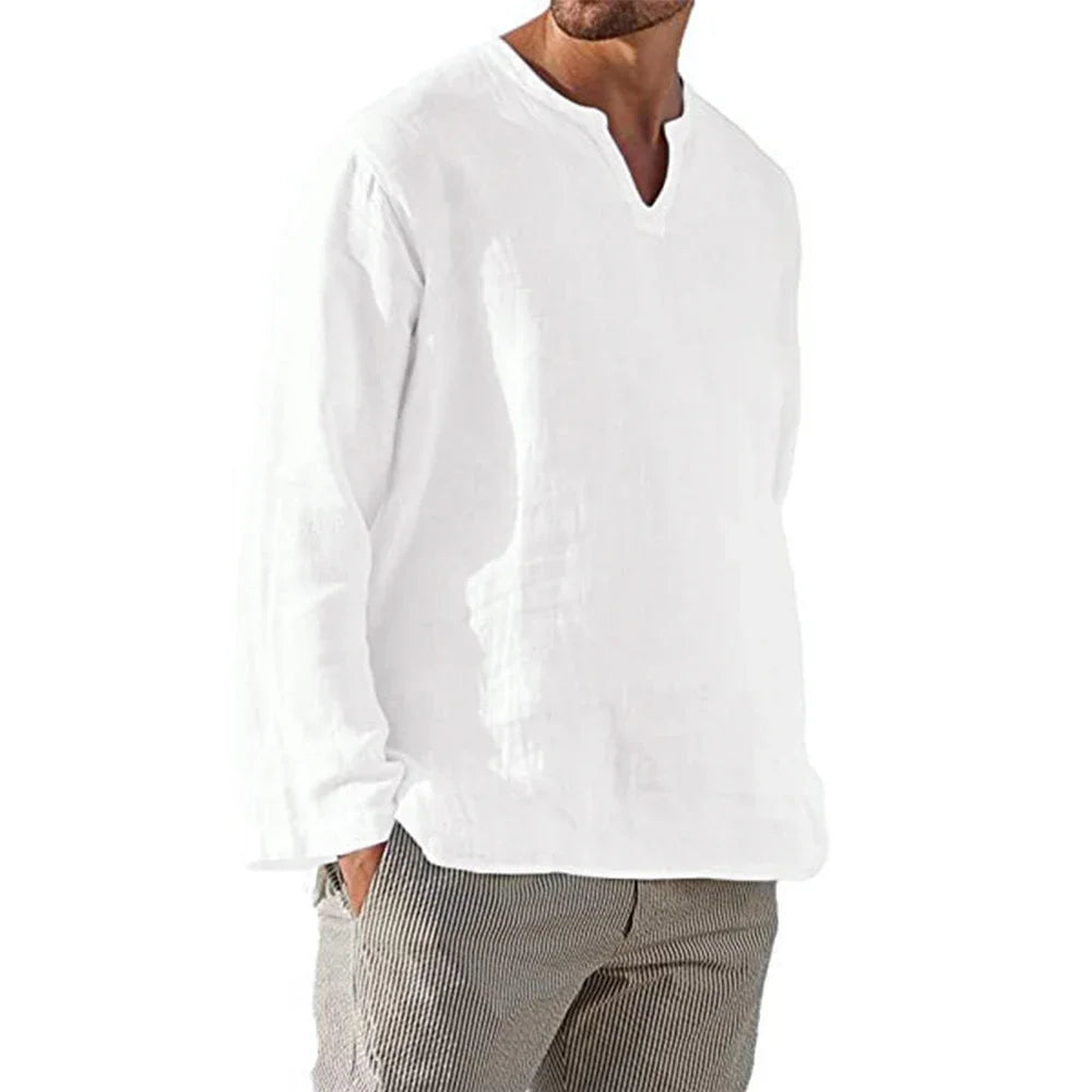 Men’s Cozy Linen Casual Shirt
