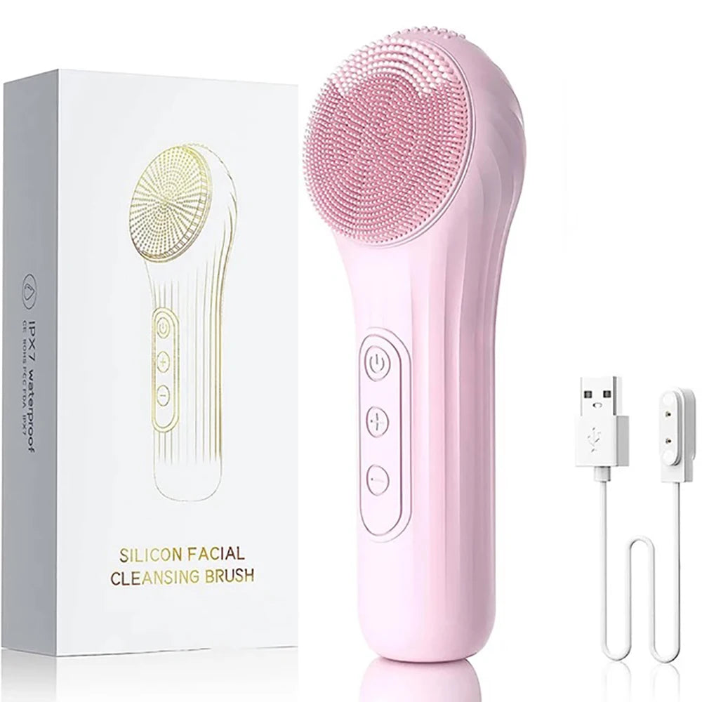 GlowSonic™ Face Scrubber – Deep Clean & Glow