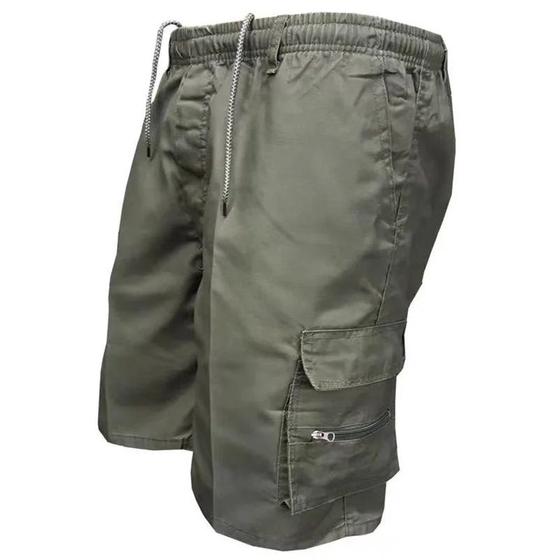 Men’s Solid Cargo Shorts