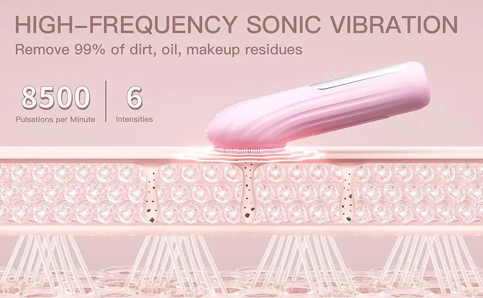 GlowSonic™ Face Scrubber – Deep Clean & Glow
