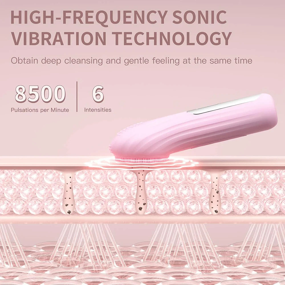 GlowSonic™ Face Scrubber – Deep Clean & Glow