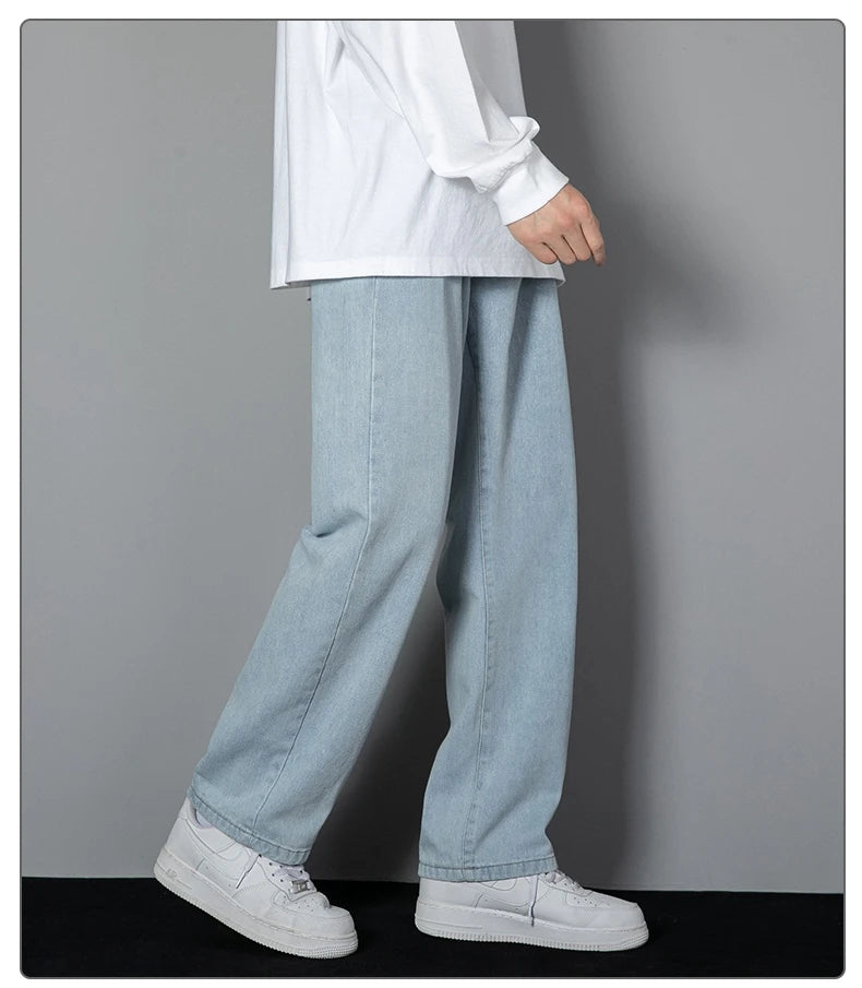 Men’s Loose Straight Denim Jeans
